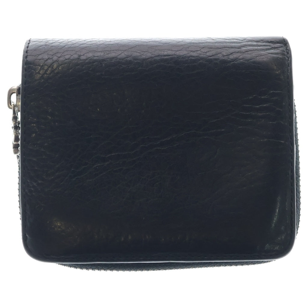 CHROME HEARTS(クロムハーツ) SQ ZIP BILL スクエアジップビル レザーウォレット 財布 ブラック