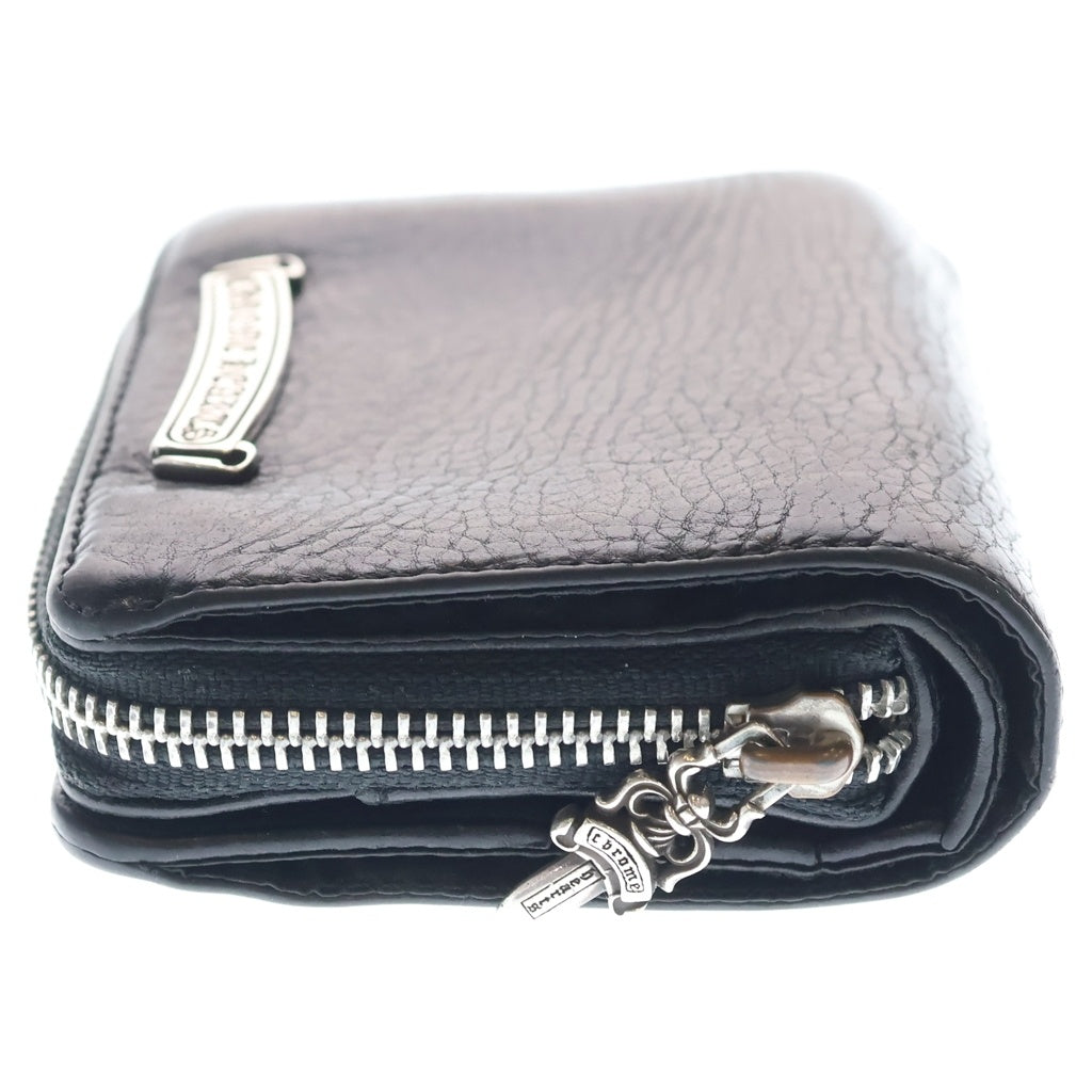 CHROME HEARTS(クロムハーツ) SQ ZIP BILL スクエアジップビル レザーウォレット 財布 ブラック