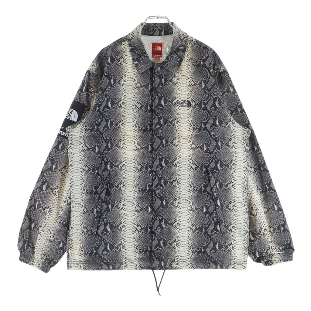SUPREME(シュプリーム) 18SS Taped Seam Coaches Jacket パイソン柄 テープドシーム コーチジャケット グレー