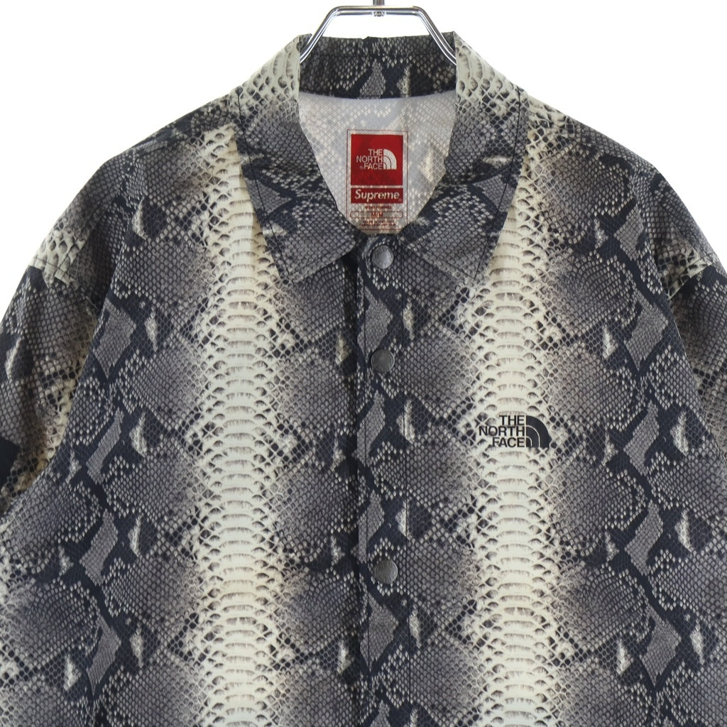 SUPREME(シュプリーム) 18SS Taped Seam Coaches Jacket パイソン柄 テープドシーム コーチジャケット グレー
