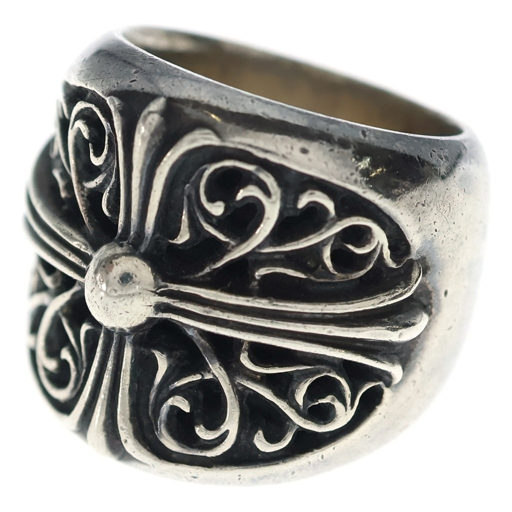 CHROME HEARTS(クロムハーツ) CLASSIC OVAL クラシックオーバルクロス リング シルバー BCA340