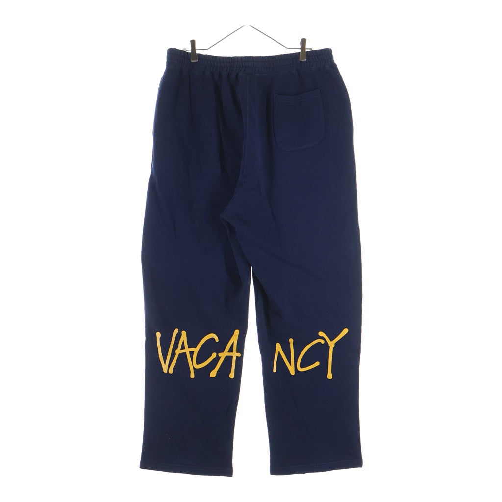 STUSSY(ステューシー) ×No Vacancy Inn Fleece Pant ノーバカンシー インフリーススウェットパンツ ネイビー
