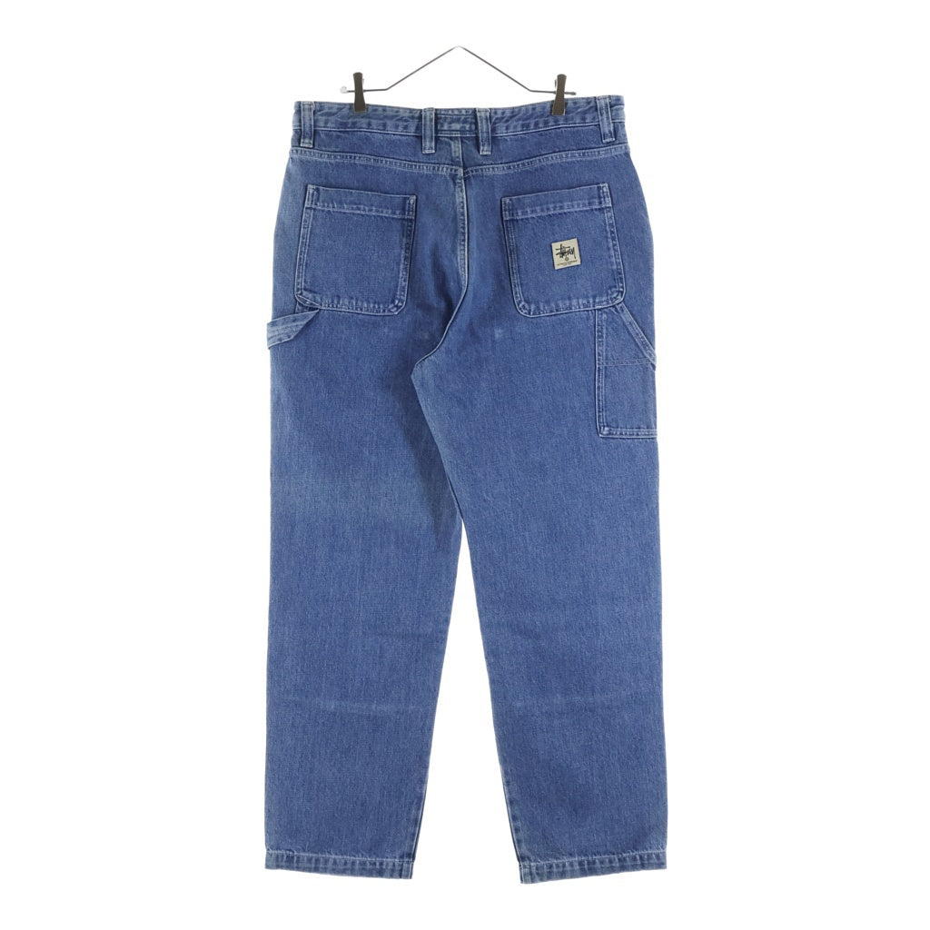 STUSSY(ステューシー) Stone Washed Canvas Work Pant ストーンウォッシュ キャンバス ワークパンツ インディゴ