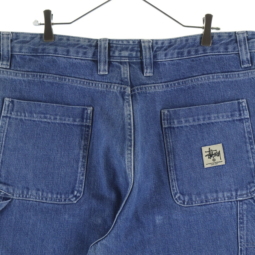 STUSSY(ステューシー) Stone Washed Canvas Work Pant ストーンウォッシュ キャンバス ワークパンツ インディゴ
