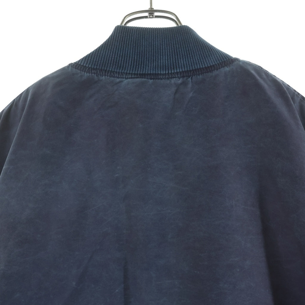 STUSSY(ステューシー) Dyed Nylon Bomber Jacket ダイドナイロン ボンバージャケット ダークパープル