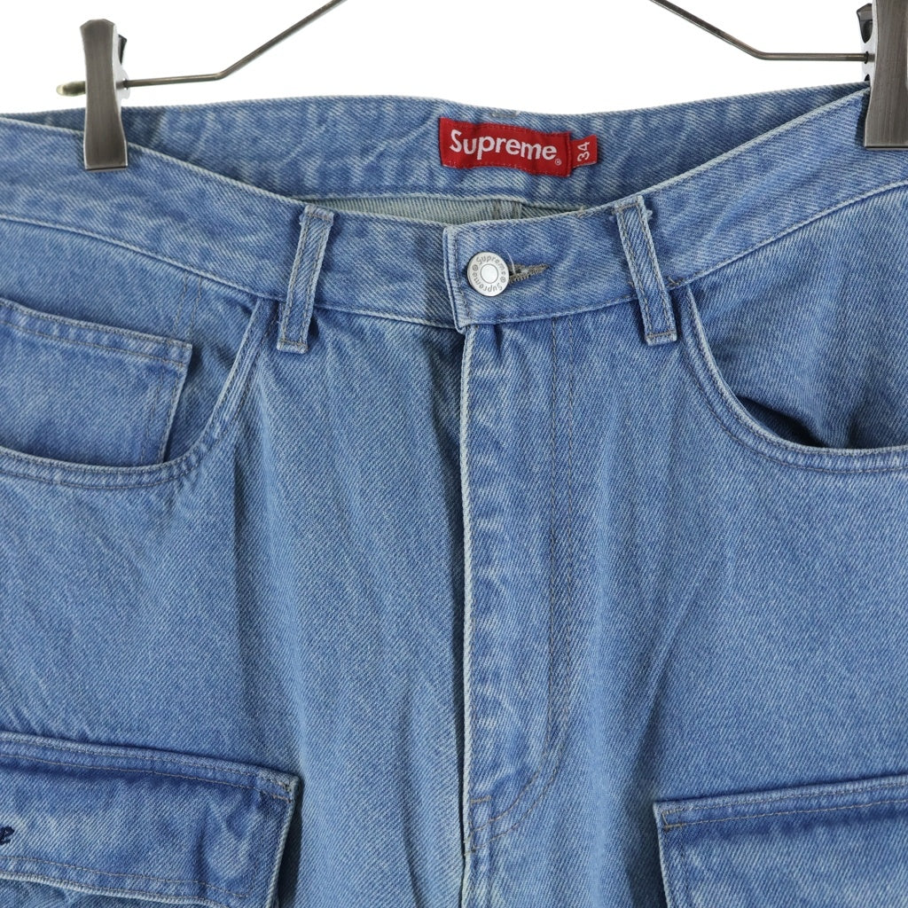 SUPREME(シュプリーム) 26SS Zip Off Utility Pant ユーティリティ カーゴデニムパンツ インディゴ