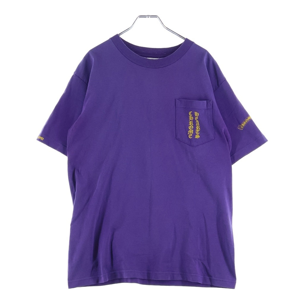 CHROME HEARTS(クロムハーツ) OLD S/S オールド バックスクロールラベルプリント 半袖Tシャツカットソー パープル