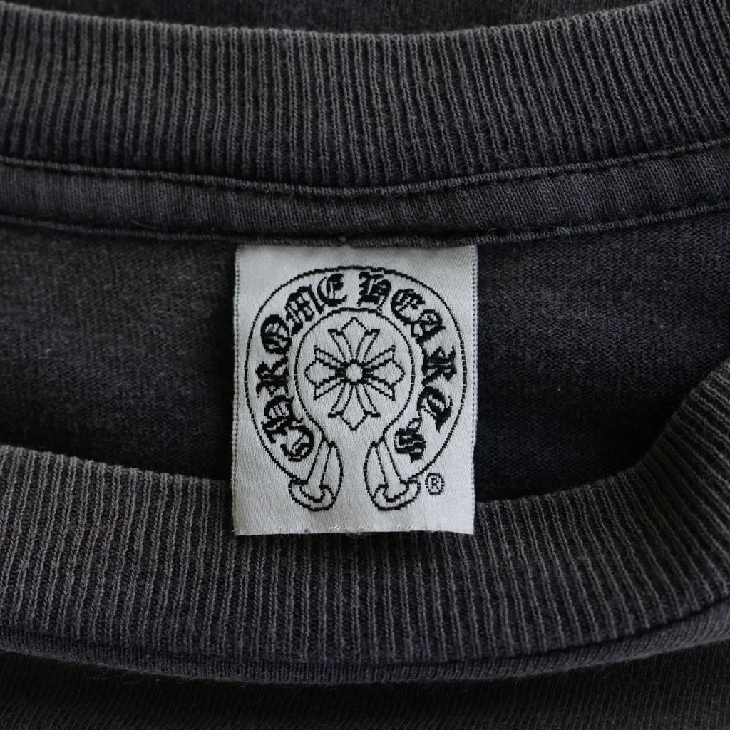 CHROME HEARTS(クロムハーツ) OLD S/S オールド バックスクロールラベルプリント 半袖Tシャツカットソー ブラック