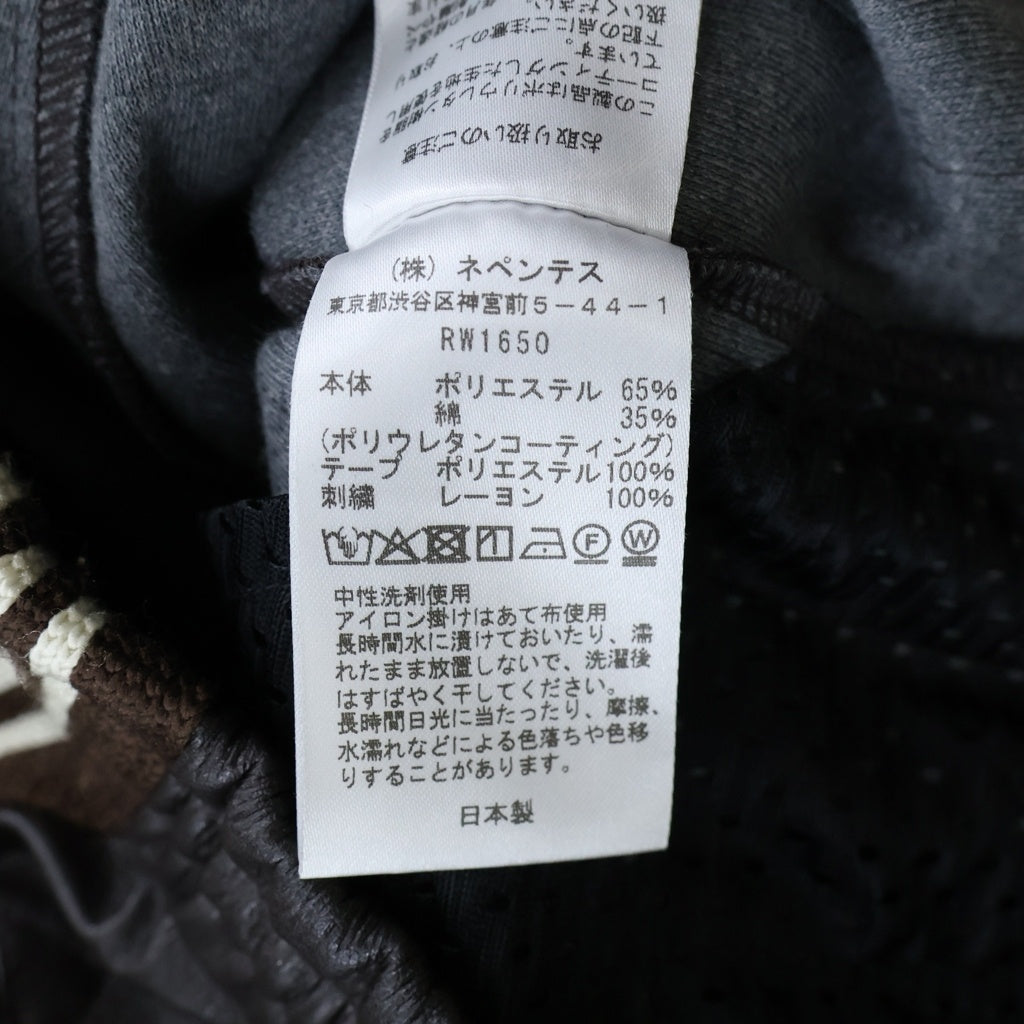 Needles(ニードルス) NUBIAN別注 SYNTHETIC LEATHER WIDE PANTS ンセティックレザーワイドトラックパンツ RW1650