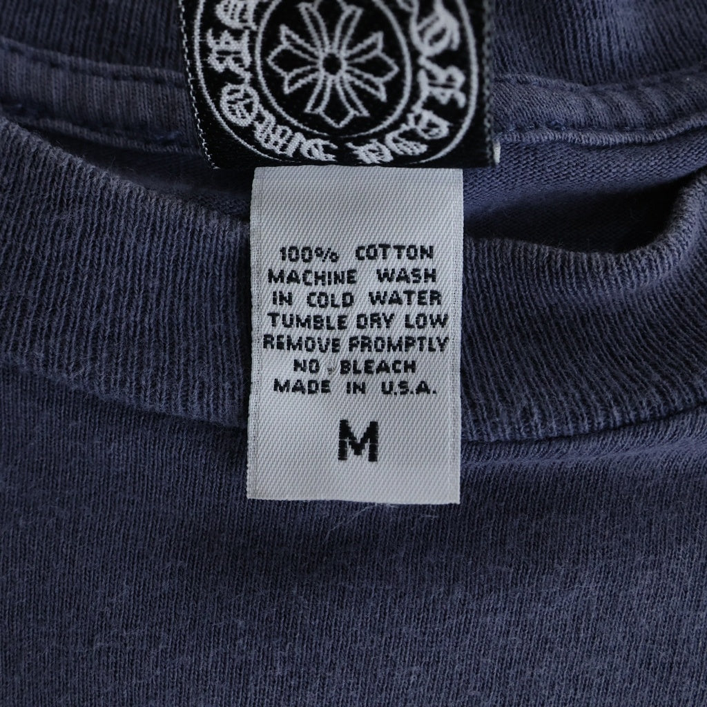 CHROME HEARTS(クロムハーツ) OLD S/S オールド バックスクロールラベルプリント 半袖Tシャツカットソー ネイビー