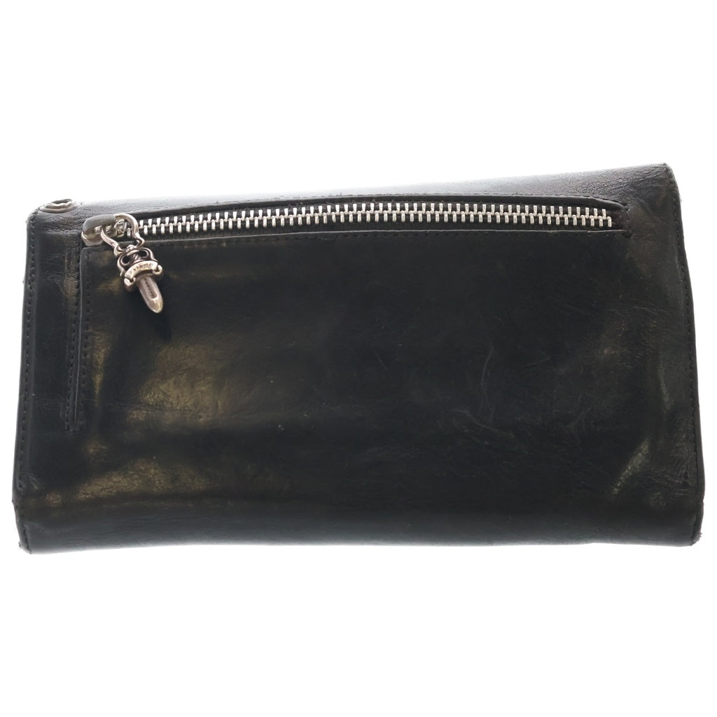 CHROME HEARTS(クロムハーツ) WAVE ウェーブ レザーウォレット 財布 ブラック