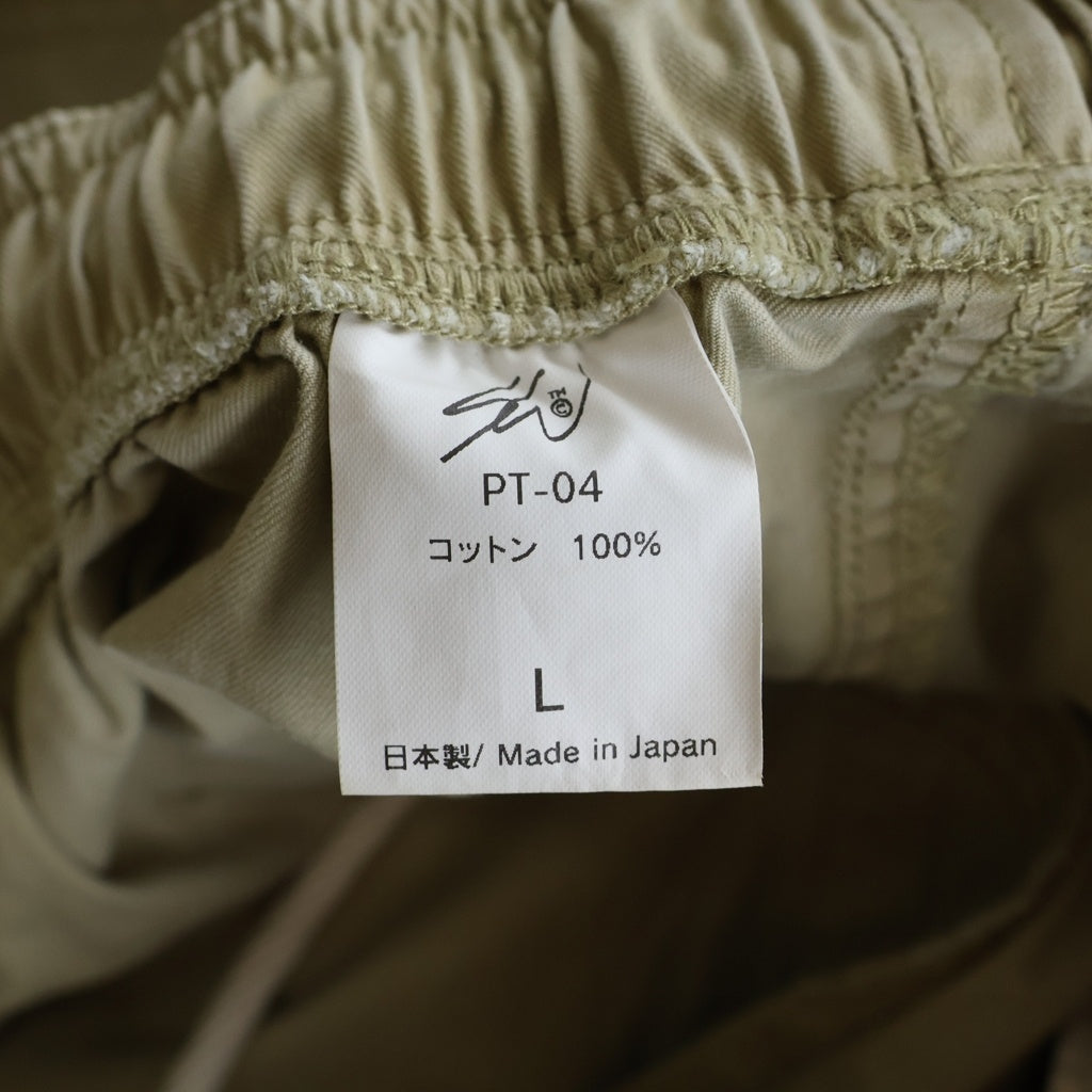 NO BRAND(ノーブランド) SWJP Side Tape Beach Pants ベージュ PT-04