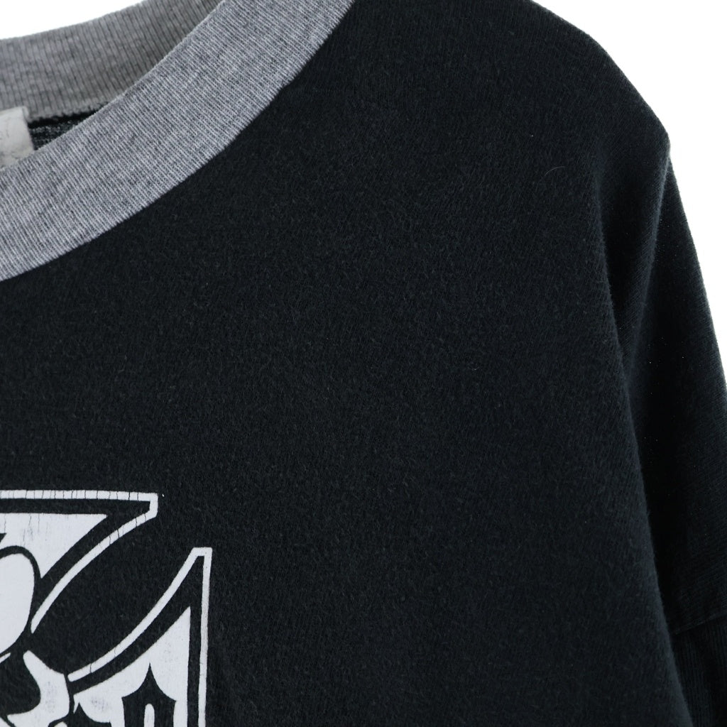 VINTAGE(ヴィンテージ) 00s WEST COAST CHOPPERS ウエストコーストチョッパーズ スカルアイアンクロス レイヤード 長袖Tシャツカットソー ブラック