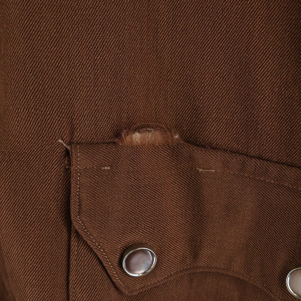 Levi's(リーバイス) VINTAGE 60S ショートホーンウエスタンシャツ 長袖シャツ ブラウン
