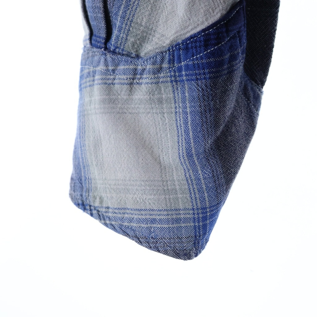 Levi's(リーバイス) VINTAGE 60S オンブレチェックウエスタンシャツ 長袖シャツ ブルー/ホワイト