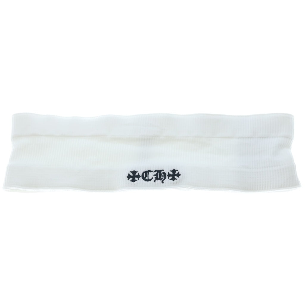CHROME HEARTS(クロムハーツ) CH刺繍 ヘアバンド ホワイト