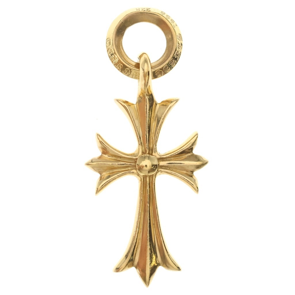 CHROME HEARTS(クロムハーツ) 22K TINY CH CROSS タイニーCHクロス ペンダントトップ ゴールド BCA051