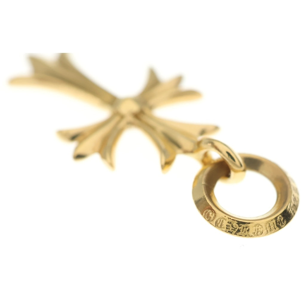 CHROME HEARTS(クロムハーツ) 22K TINY CH CROSS タイニーCHクロス ペンダントトップ ゴールド BCA051