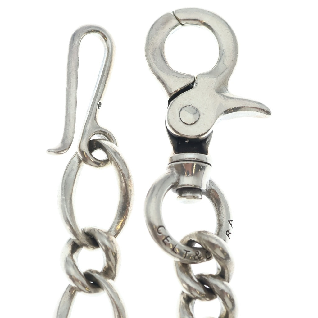 NO BRAND(ノーブランド) CELT&COBRA セルタアンドコブラ 1st Wallet Chain Argent Gleam ウォレットチェーン ショート シルバー