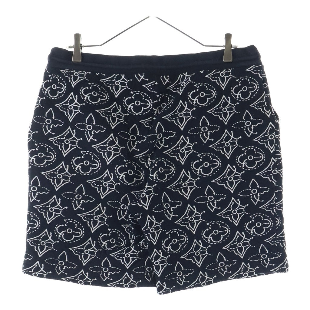 LOUIS VUITTON(ルイヴィトン) 21AW×NBA STRATEGIC FLOWERS QUILTED SHORTS RM212M DM0 HLY19W キルティング モノグラム ショーツ ショートパンツ ブラック