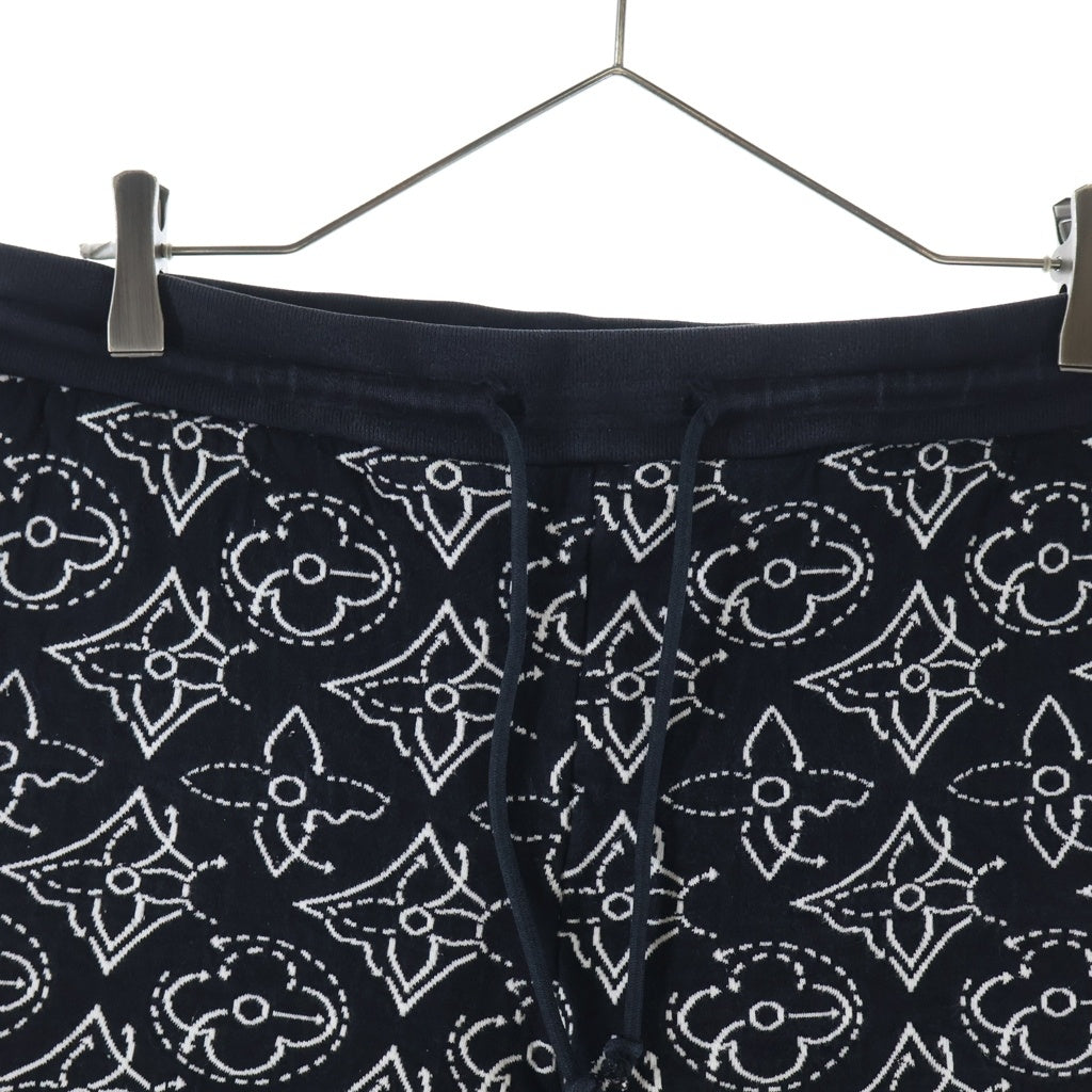 LOUIS VUITTON(ルイヴィトン) 21AW×NBA STRATEGIC FLOWERS QUILTED SHORTS RM212M DM0 HLY19W キルティング モノグラム ショーツ ショートパンツ ブラック