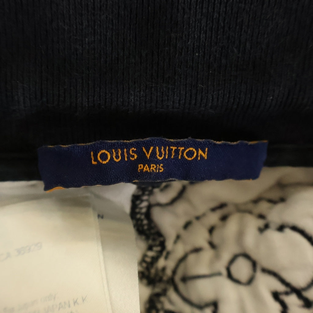 LOUIS VUITTON(ルイヴィトン) 21AW×NBA STRATEGIC FLOWERS QUILTED SHORTS RM212M DM0 HLY19W キルティング モノグラム ショーツ ショートパンツ ブラック