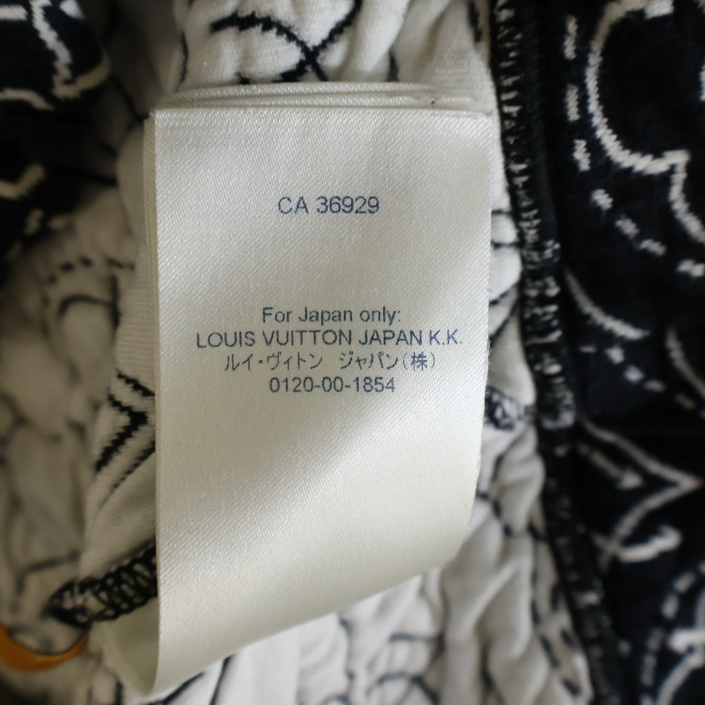 LOUIS VUITTON(ルイヴィトン) 21AW ×NBA モノグラム ストゥラティージ フラワー キルテッド ジップアップパーカー ブラック RM212M DM0 HLY12W