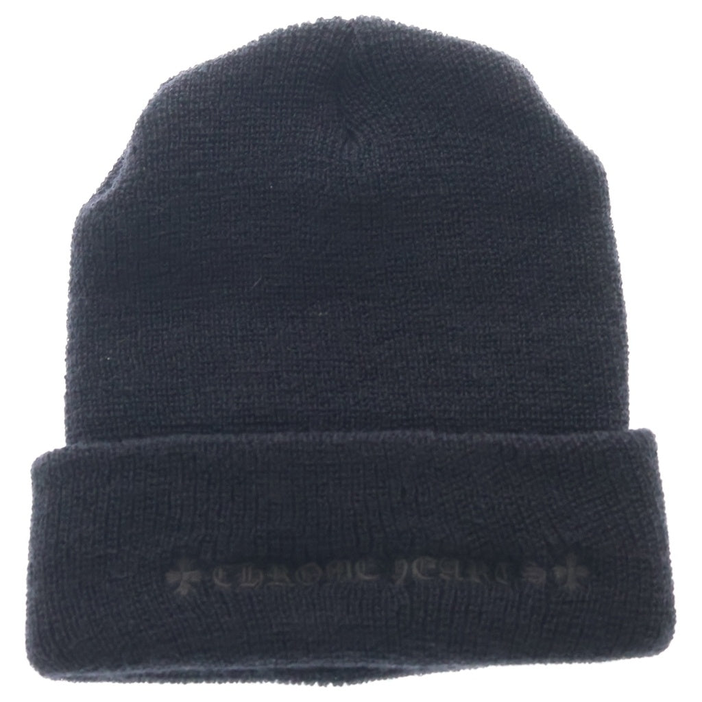 CHROME HEARTS(クロムハーツ) WOOL WATCH CAP CHプラス刺繍ウールワッチキャップ ブラック ニットキャップ/ビーニー