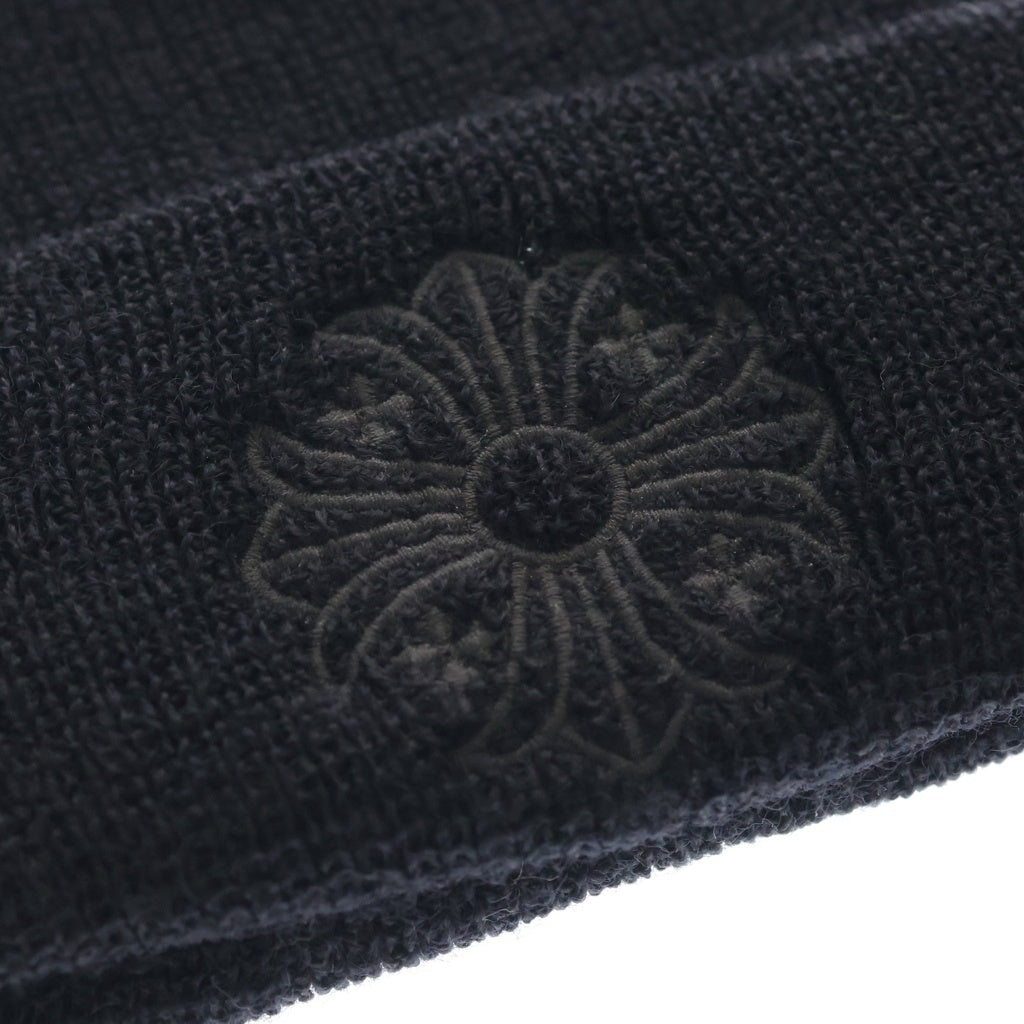 CHROME HEARTS(クロムハーツ) WOOL WATCH CAP CHプラス刺繍ウールワッチキャップ ブラック ニットキャップ/ビーニー