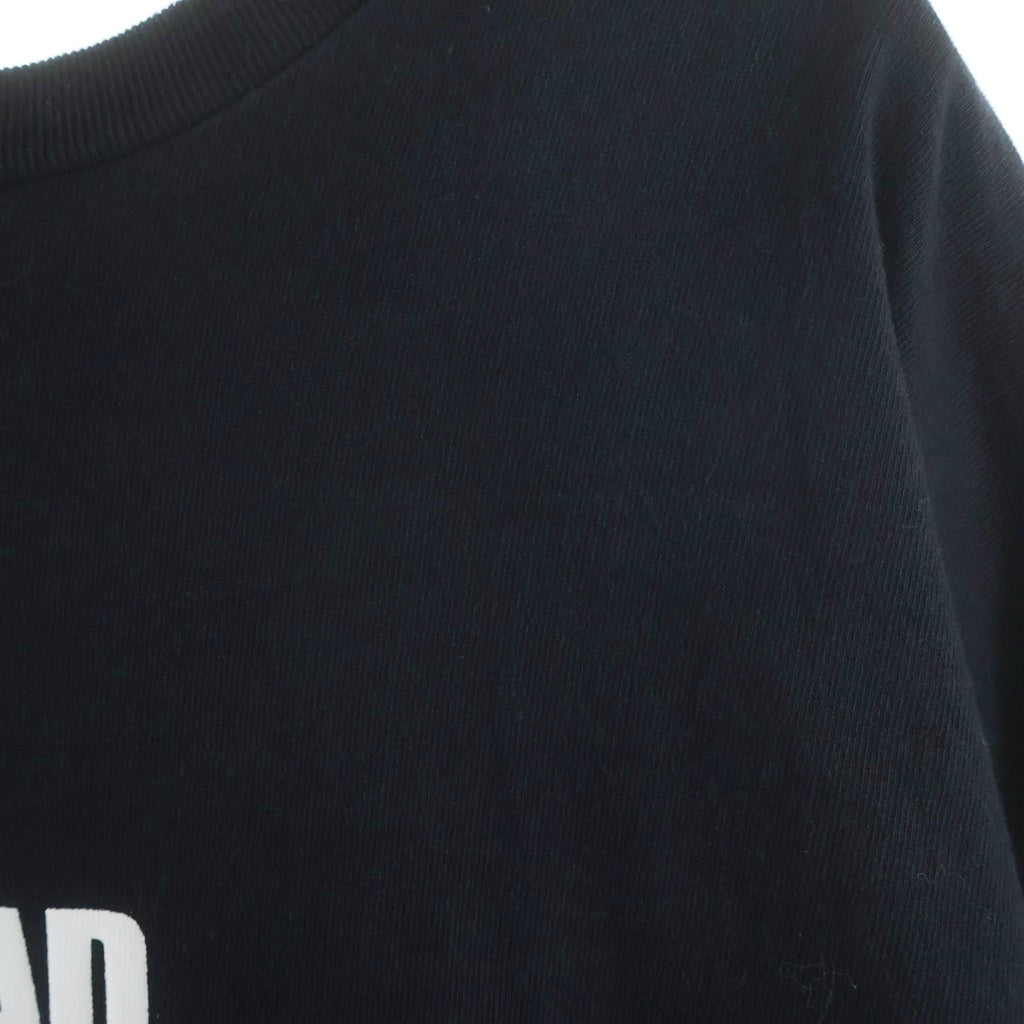 cvtvlist(カタリスト) SQUAD プリント 長袖Tシャツカットソー ブラック 21FW0109