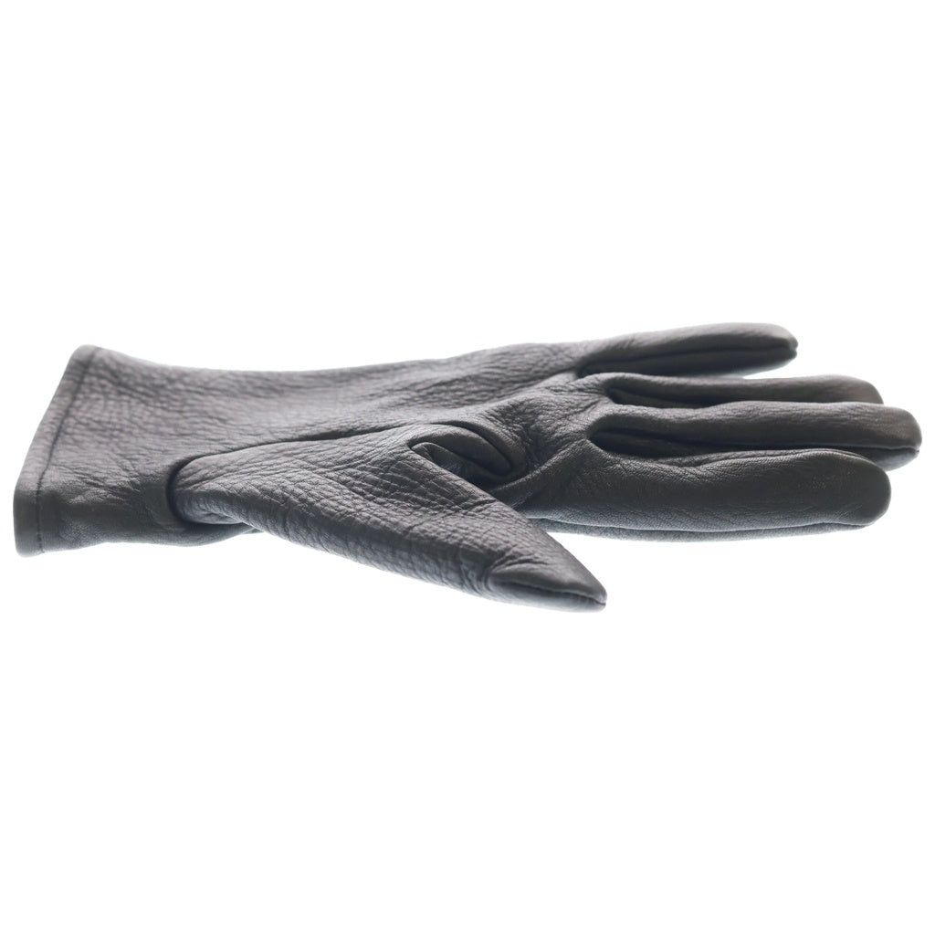 cvtvlist(カタリスト) CROSS LEATHER GLOVE ロゴ レザージップグローブ 手袋 ブラック
