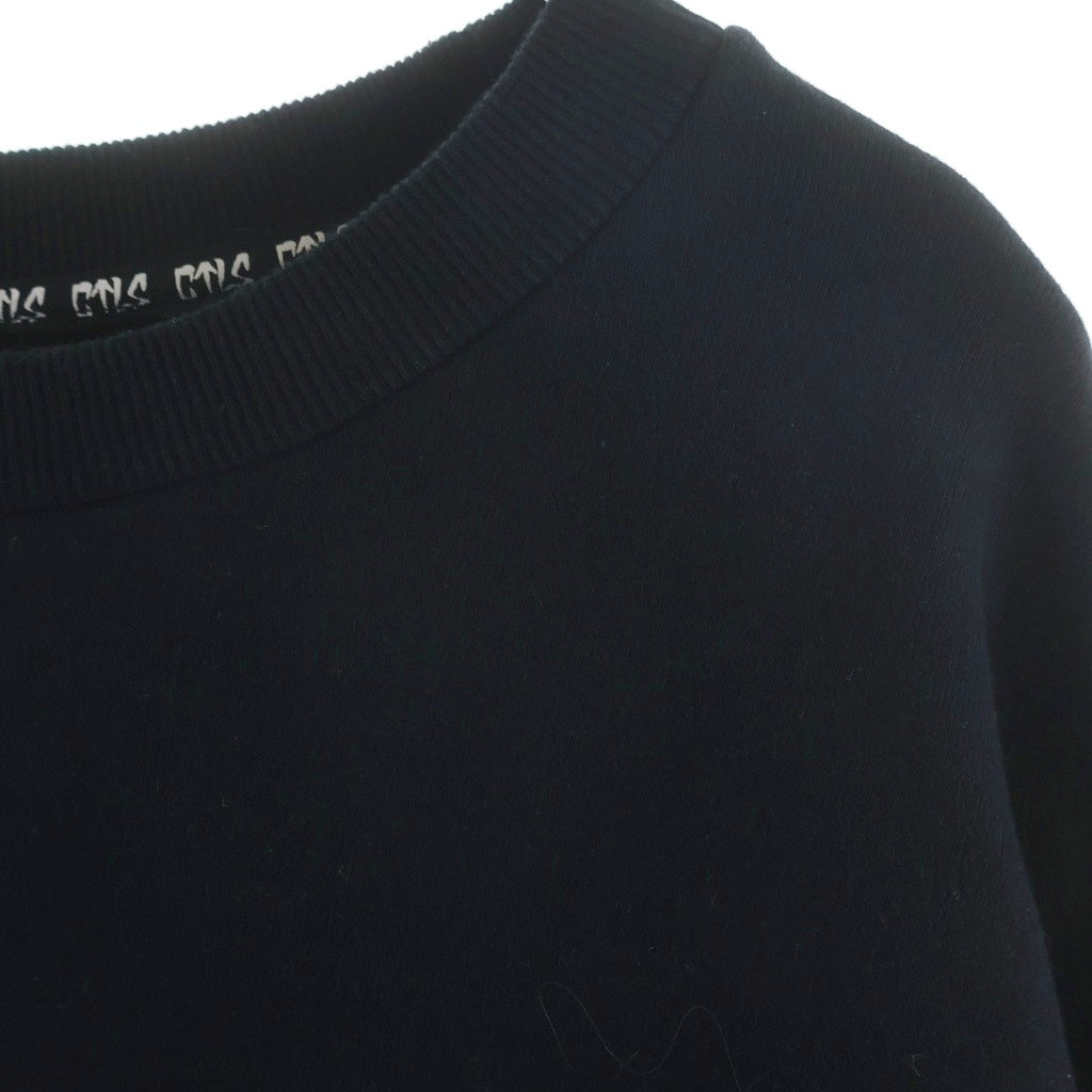 cvtvlist(カタリスト) CTLS ロゴ 刺繍 オーバーサイズ スウェット トレーナー 2401020303 ブラック
