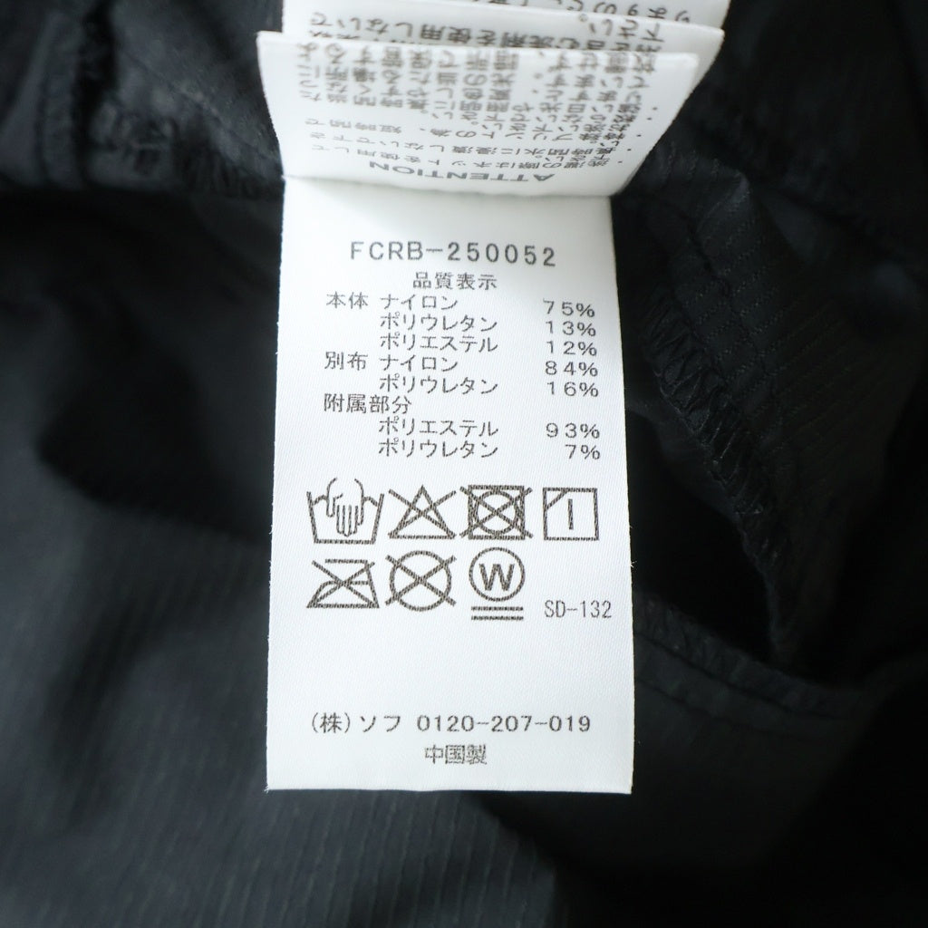 F.C.R.B./F.C.Real Bristol/FCRB(エフシーアールビー/エフシーレアルブリストル) BREATHABLE TRAIL PANTS トレイル ナイロンパンツ ブラック FCRB-250052