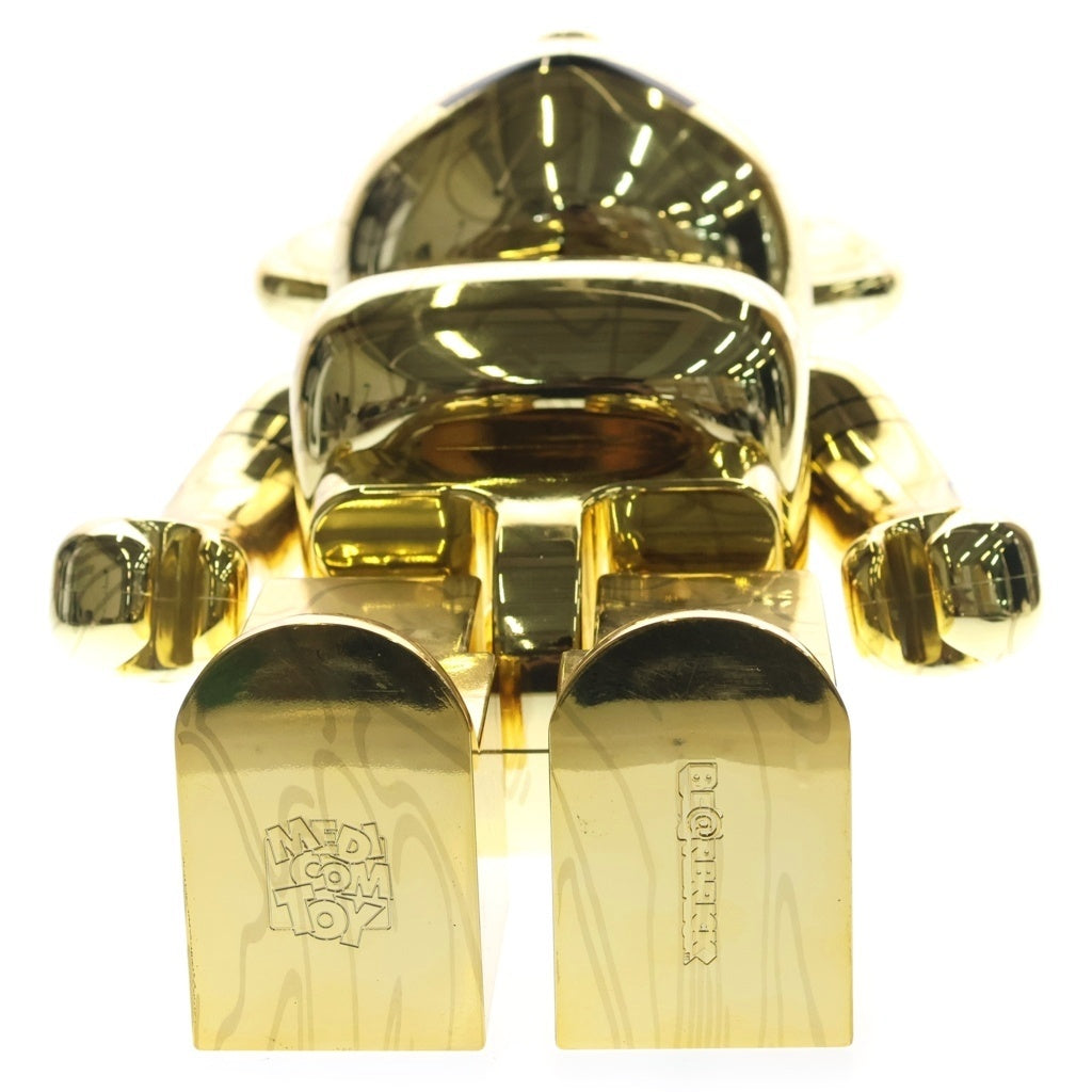 BE@RBRICK(ベアブリック) x BAPE Baby Milo x Hajime Sorayama 1000% 'Gold' フィギュア 人形 インテリア ゴールド