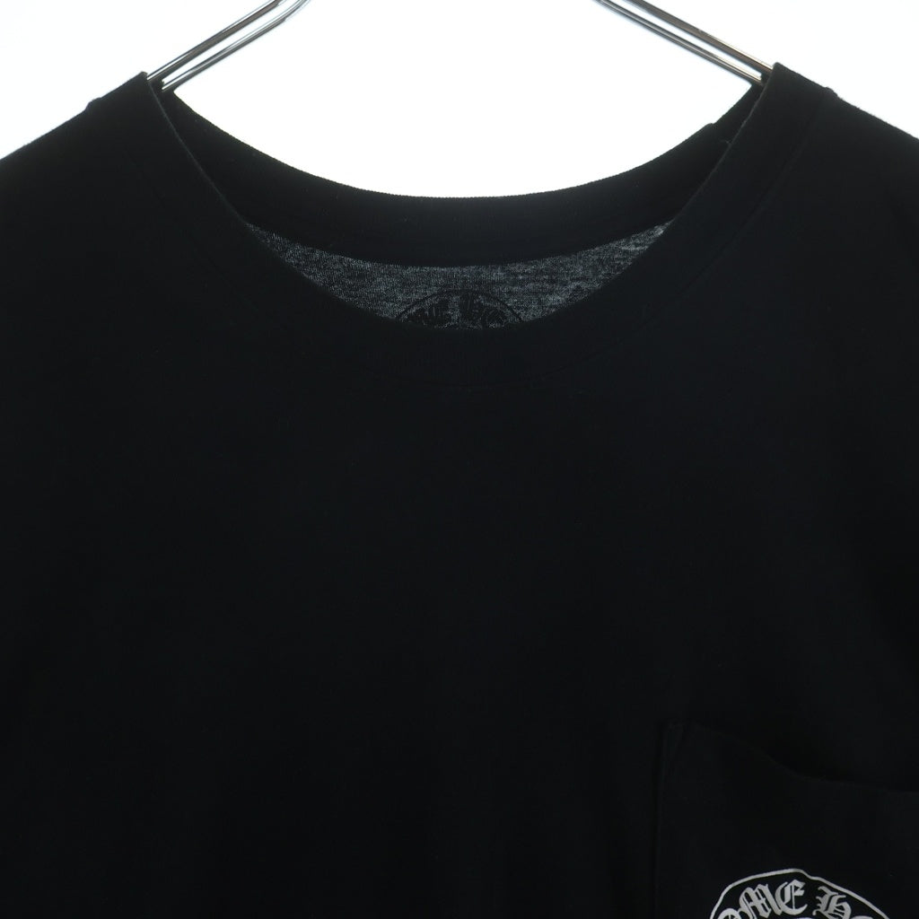 CHROME HEARTS(クロムハーツ) HORSESHOE S/S TEE ホースシュープリント クルーネック半袖Tシャツカットソー ブラック