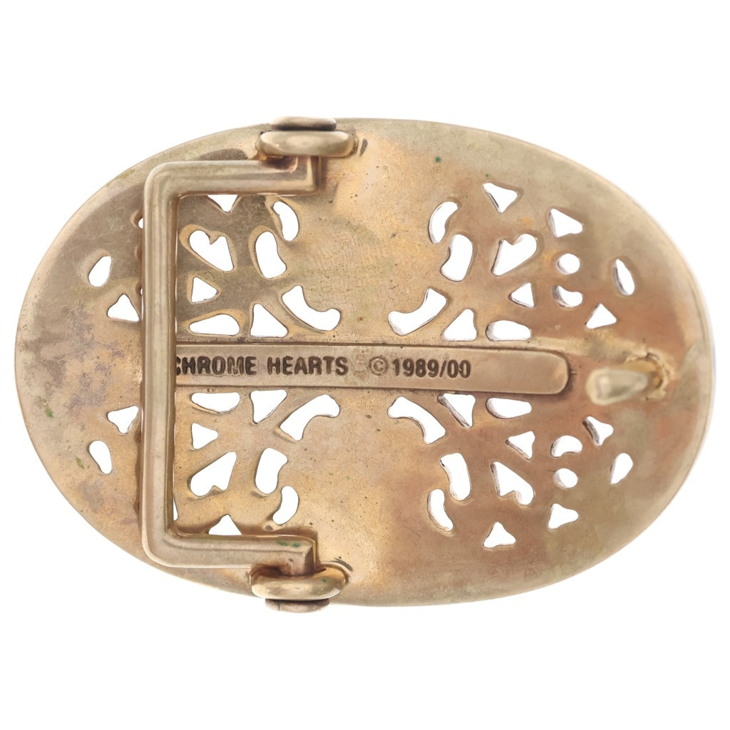 CHROME HEARTS(クロムハーツ) BCKL OVAL CRS BRNZ 1.5 1.5オーバルクロス ブロンズバックル