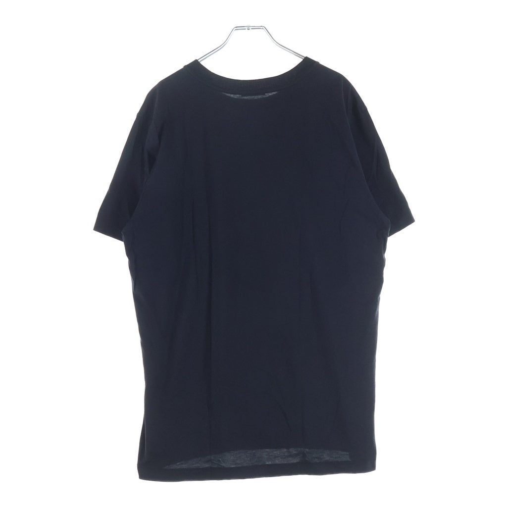 MONCLER(モンクレール) FRONT LOGO PATCH COTTON TEE フロントロゴパッチ コットンTシャツカットソー ブラック