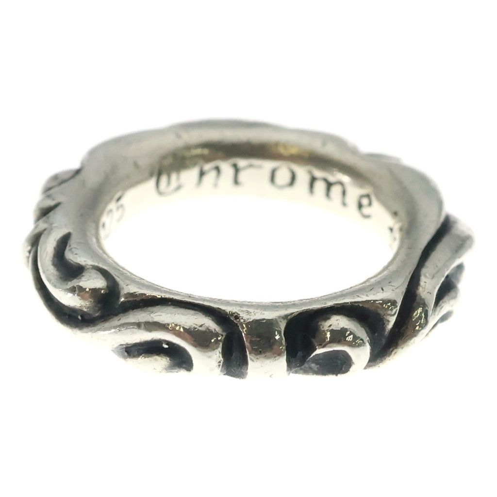 CHROME HEARTS(クロムハーツ) SCRL BAND スクロールバンド リング シルバー BCA351