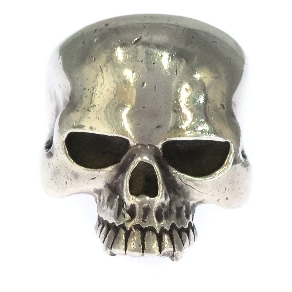 CRAZY PIG(クレイジーピッグ) LARGE EVIL SKULL RING ラージ スカルリング シルバー