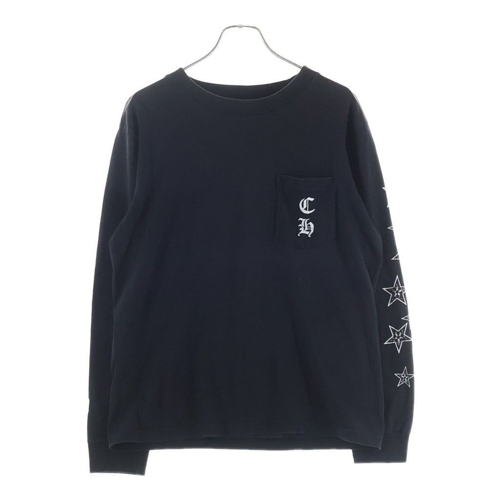 CHROME HEARTS(クロムハーツ) OLD STAR L/S オールド バックホースシュースタープリント 長袖Tシャツ