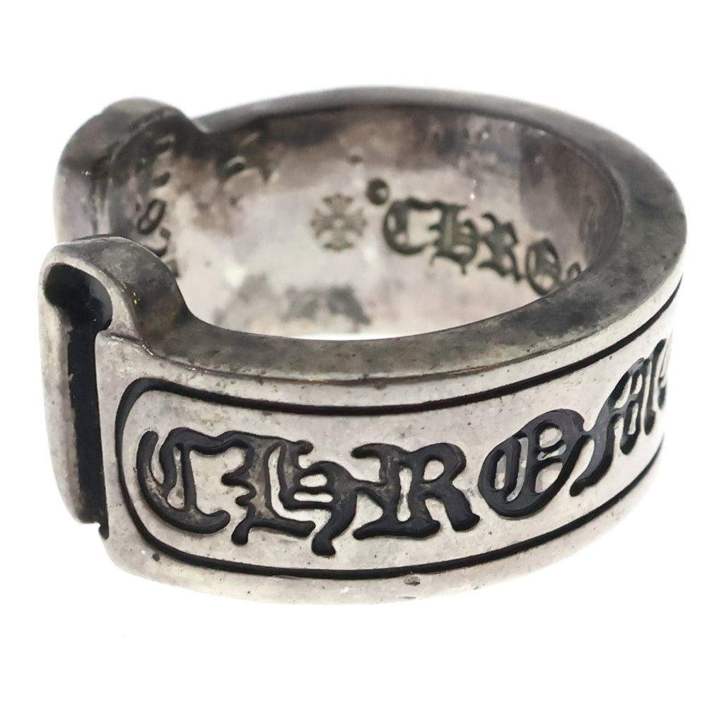 CHROME HEARTS(クロムハーツ) LG SCROLL LABEL ラージスクロールラベル リング シルバーBCA383