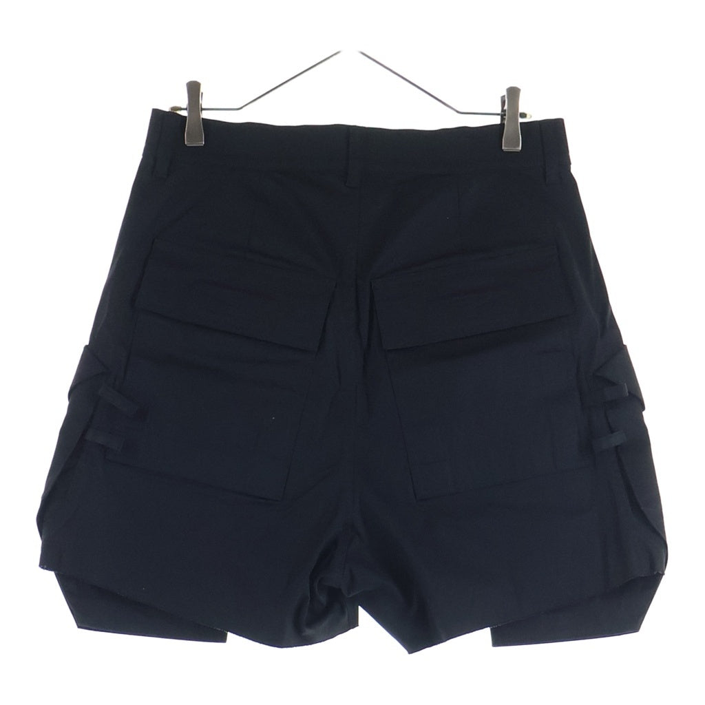 Rick Owens(リックオウエンス) 24SS STEFAN CARGO SHORTS ステファンカーゴショートパンツ ブラック RR01D3322-TE