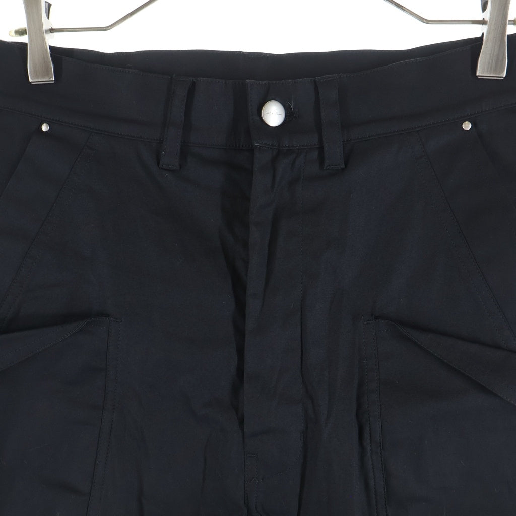 Rick Owens(リックオウエンス) 24SS STEFAN CARGO SHORTS ステファンカーゴショートパンツ ブラック RR01D3322-TE