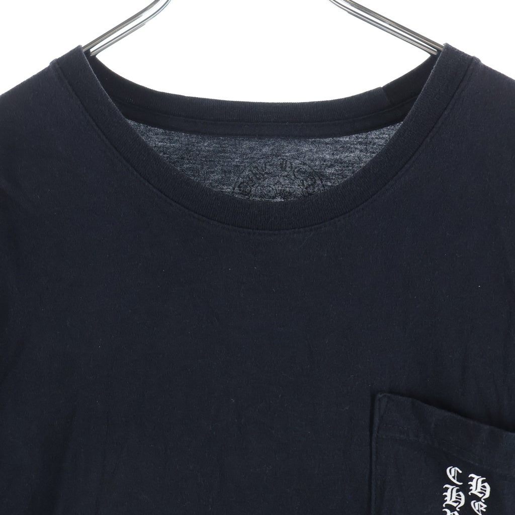 CHROME HEARTS(クロムハーツ) Pink Logo Tee ネオンピンク ロゴ 半袖Tシャツ ブラック/ピンク
