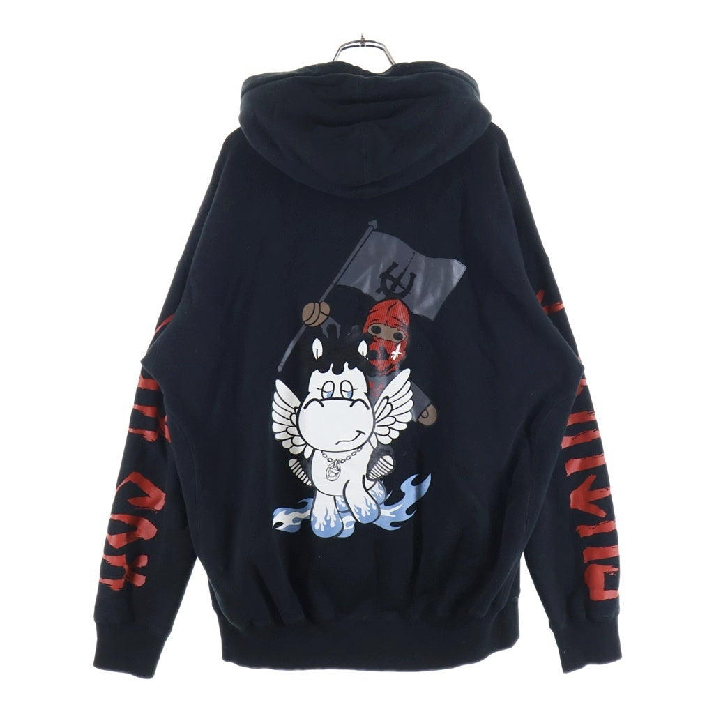 cvtvlist(カタリスト) 21SS Honey Gang Hoodie ハニーギャング プルオーバーパーカー タイダイ ブラック/ブラウン 2101120307