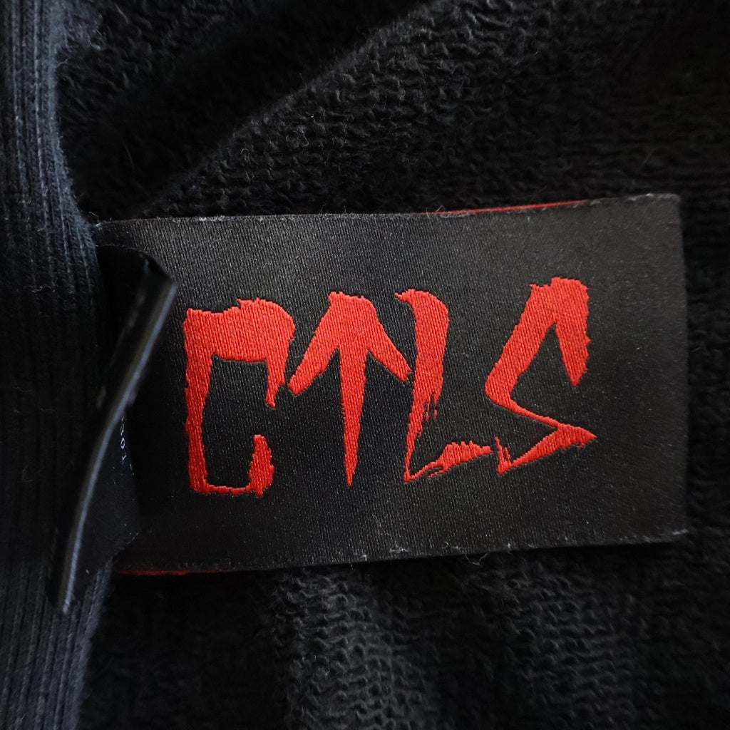 cvtvlist(カタリスト) 25SS OSK EXCLUSIVE USUAL ZIP HOODIE 刺繍ロゴ ジップアップパーカー ブラック 2501010301