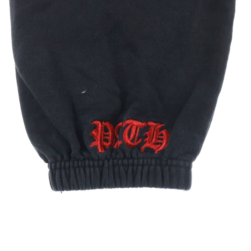 cvtvlist(カタリスト) 24SS ×ROYAL FLASH 別注 刺繍ロゴ スウェットパンツ ブラック 240112RF02
