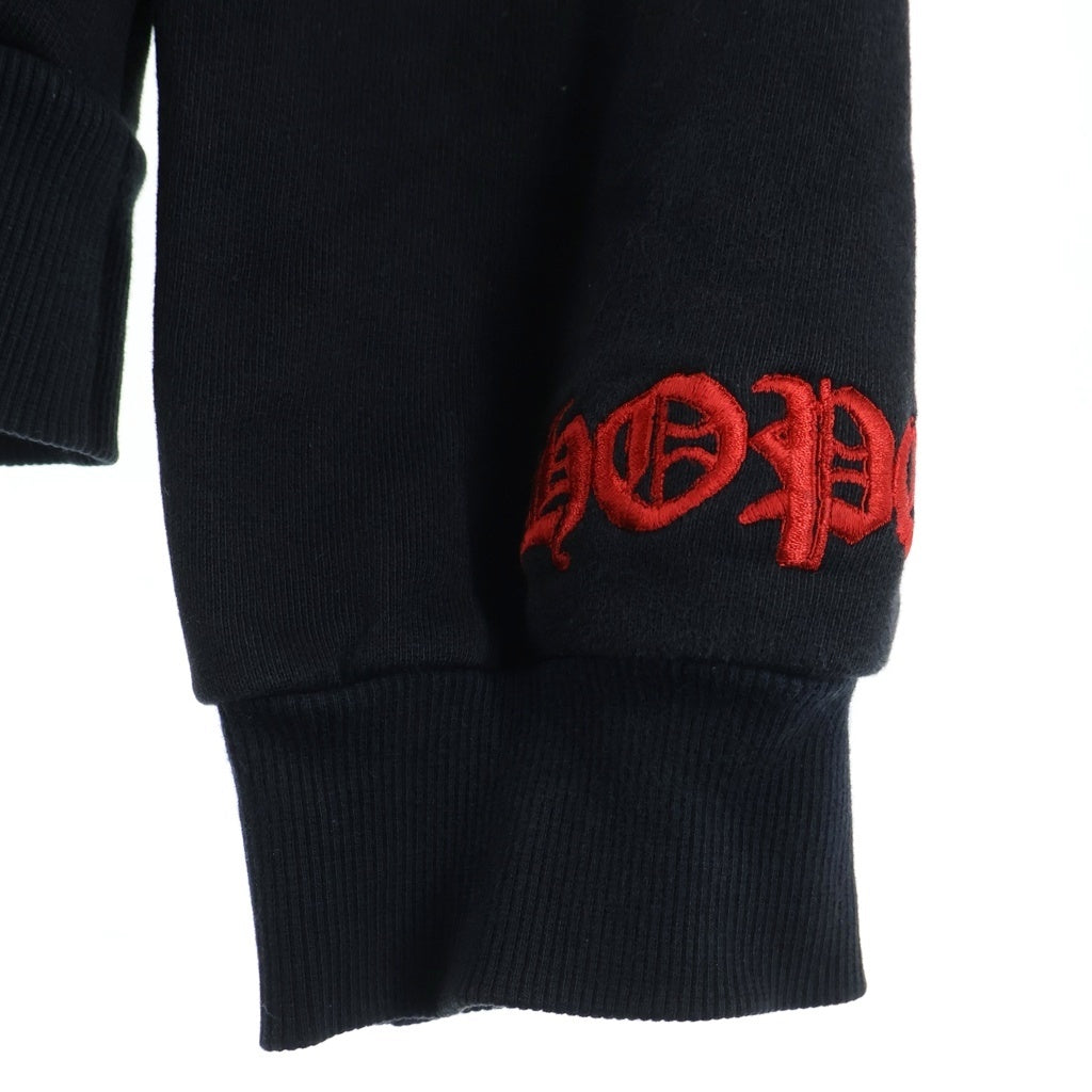 cvtvlist(カタリスト) 24SS ×ROYAL FLASH 別注 刺繍ロゴ プルオーバーパーカー ブラック 240112RF01