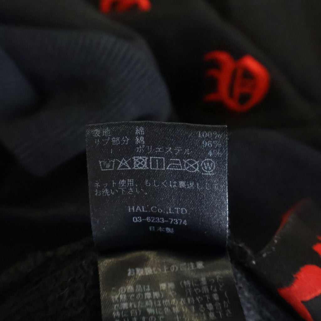 cvtvlist(カタリスト) 24SS ×ROYAL FLASH 別注 刺繍ロゴ プルオーバーパーカー ブラック 240112RF01