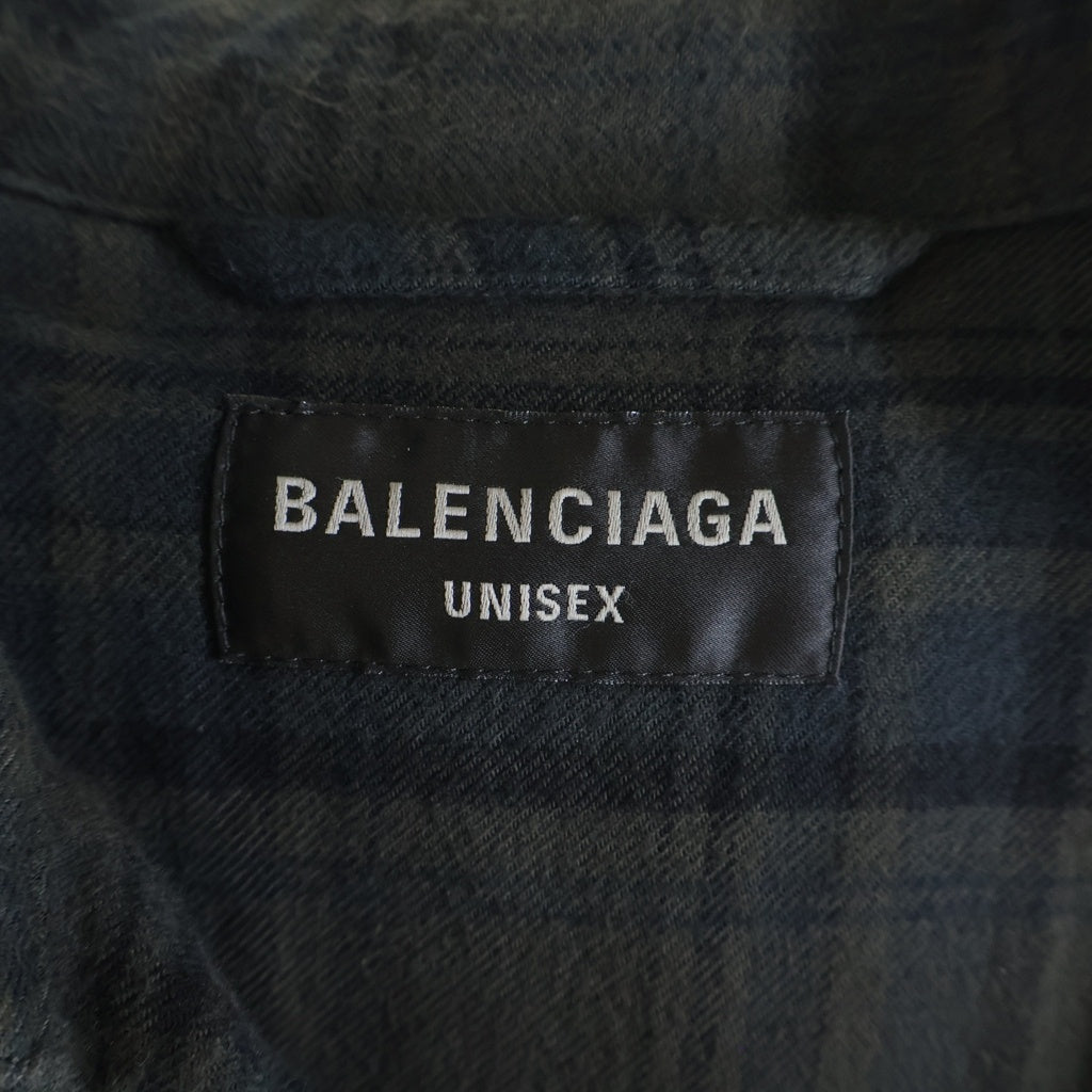 BALENCIAGA(バレンシアガ) 24SS LAYERED TRACKSUIT JACKET 773046 TNQ25 レイヤードトラックジャケットブルゾン ブラック